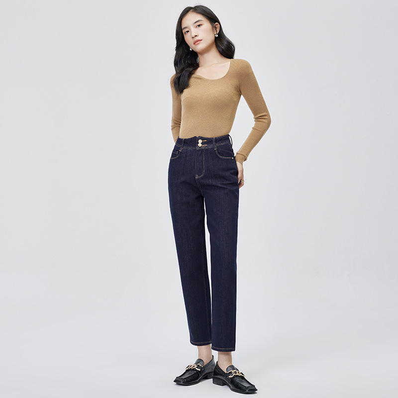 D6622 1230K QUẦN NỮ DONTDG MÙA XUÂN THU ĐÔNG THỜI TRANG NỮ JEAN BÒ G04 SẢN PHẨM MỚI