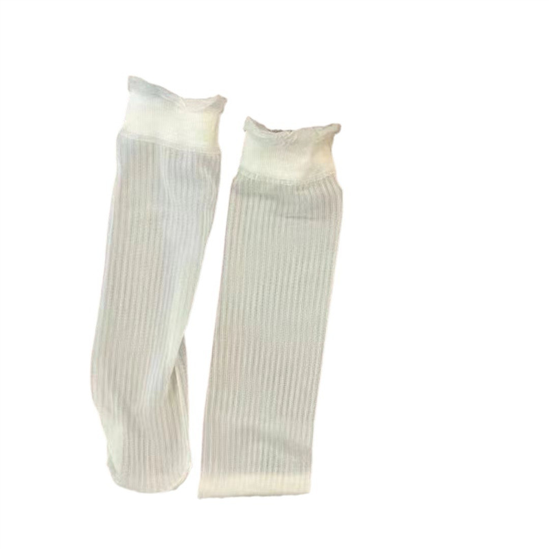 Calcetines de verano ultrafinos de seda de hielo, estilo Lolita princesa