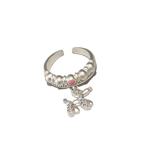 Кольцо с цирконием, небольшого дизайна, с камнем, регулируемое, аксессуар, высококачественный стиль, на указательный палец