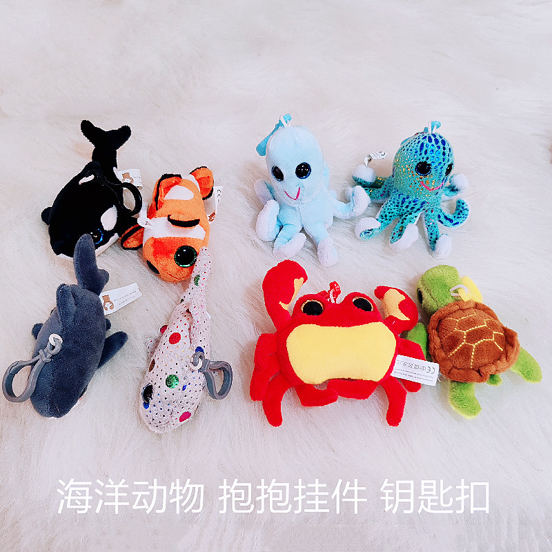 Capibara pony muñeca de peluche colgante bolsos colgante llavero lindos collares muñecas de pulsera transfronterizas