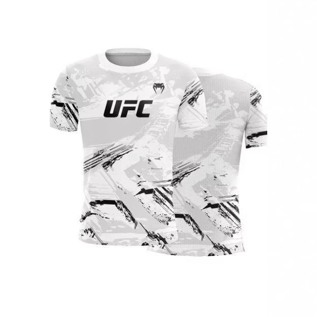 Men's Ufc Fashionable Short-Sleeved Gym Running Round-Neck T-Shirt Mma Sports Top Comfortable, Breathable and Quick-Drying Men's Ufc Fashionable Short-Sleeved Gym Running Round-Neck T-Shirt Mma Sports Top Comfortable, Breathable and Quick-Drying
