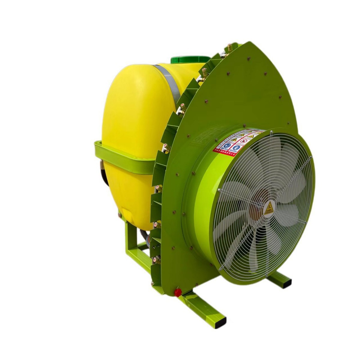 Máquina de pulverización de aire de huerto pulverizador pulverizador tractor pulverizador trasero pulverización de alta presión de árboles frutales de tracción de tres ruedas