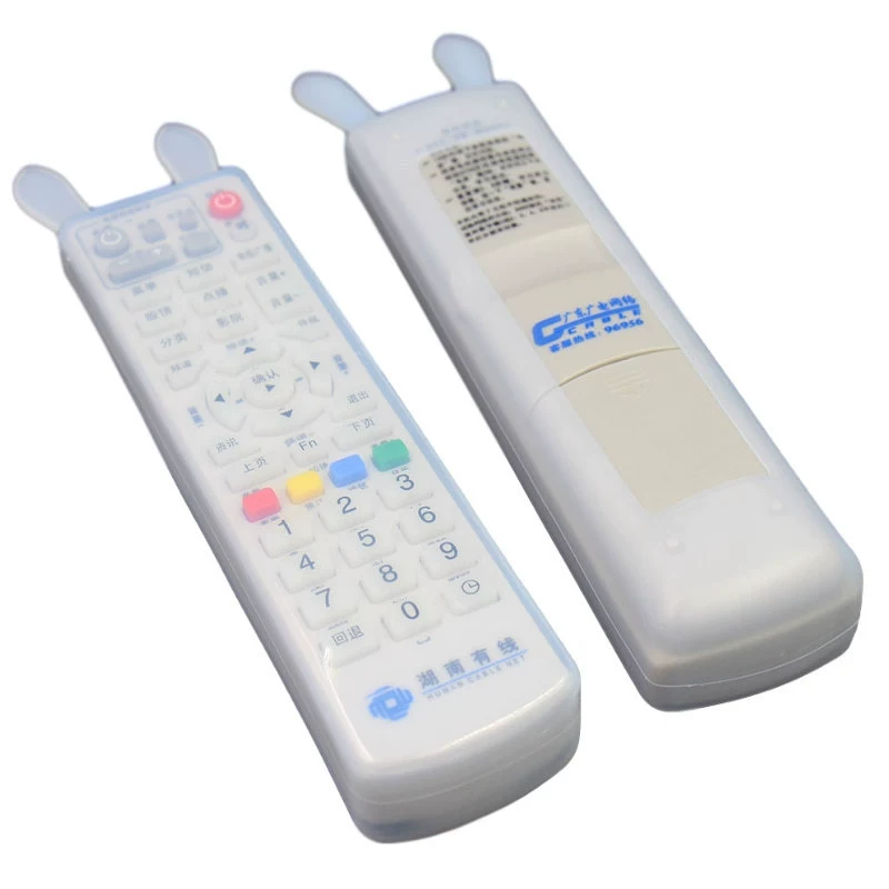 Protective Silicone Rabbit Remote Cover Creative, Transparent/Luminous, Waterproof TV Remote Case