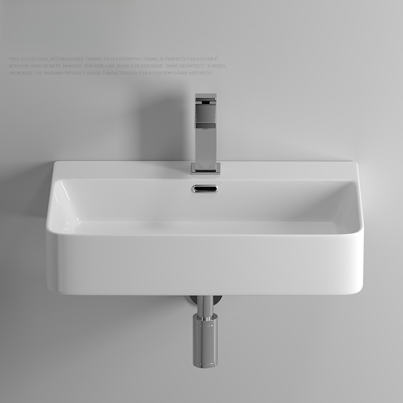Bathroom Bathroom Square Integrated Countertop Wall-Mounted Basin Hotel Restaurant Toilet Ceramic Hanging Wash Basin 8 Bathroom Bathroom Square Integrated Countertop Wall-Mounted Basin Hotel Restaurant Toilet Ceramic Hanging Wash Basin 8