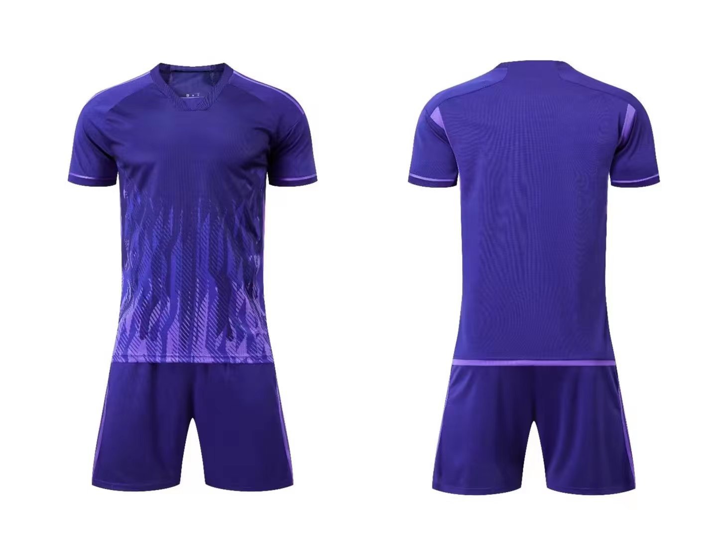 2223 Nová sezóna klubový fotbalový set Hladký talíř pro dospělé, dětský dres s krátkým rukávem soutěžní tým_voghion.com