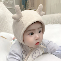 Baby hat autumn and winter baby cute super cute newborn baby ear protection female baby fetal hat boy winter trendy