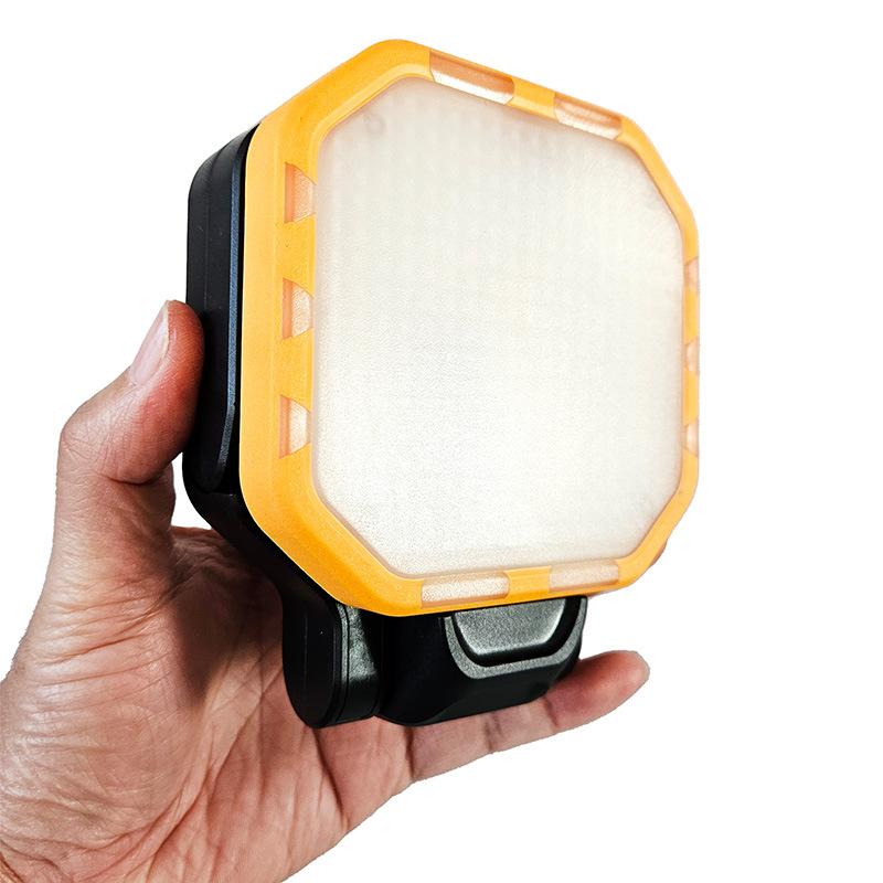 Luz de inundación personalizada, luz de trabajo portátil, LED giratorio, luz de succión magnética giratoria multidireccional, iluminación de advertencia de luz roja para automóviles