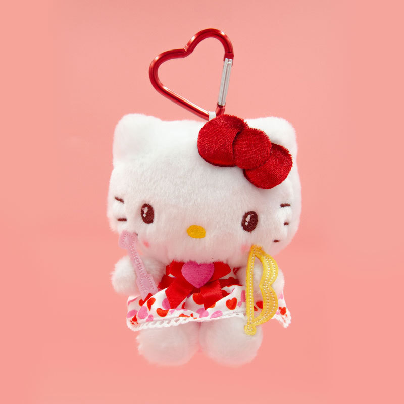 本物のサンリオ KT 猫ペンダントキティ猫ハローキティスクールバッグ荷物バッグペンダント女性の車のキーホルダー|undefined