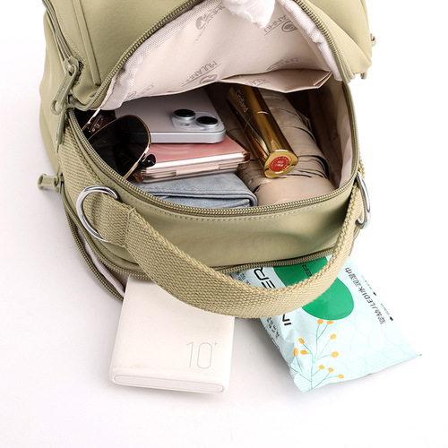 Lifestyle Commuter Bags for Women - New Fashion Simple and Minimalist Travel Crossbody Bag Wholesale Korean Style Multi-Compartment Nylon Shoulder Bag