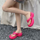 Flip-flops Women's Summer Outer Wear 2024 New Height-raising Thick Bottom Flip-flops Summer Women's Internet-famous Beach Sandals