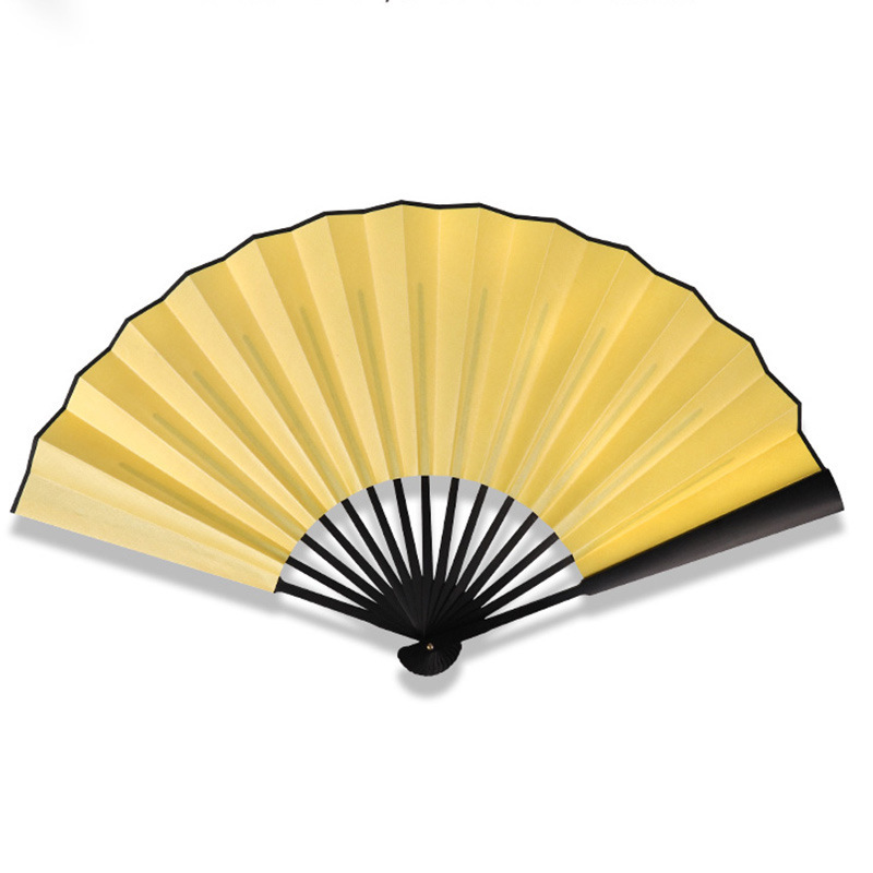 空白の扇子シルク布色扇子 8inch 10inch 碑文熟した Juanshi 扇子布表面防水破れ防止メンズ古代扇子|undefined