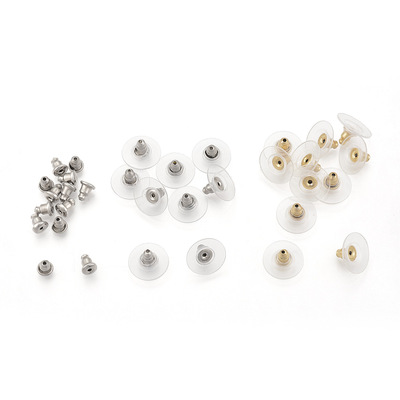 亚马逊热卖铜飞盘耳塞耳堵diy饰品配件耳钉配件厂家直销