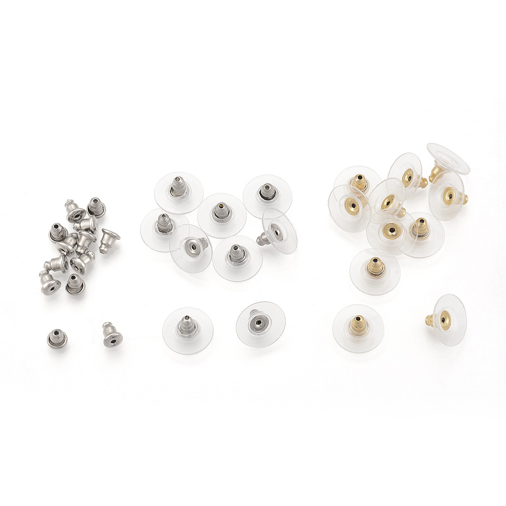 亚马逊热卖铜飞盘耳塞耳堵diy饰品配件耳钉配件厂家直销