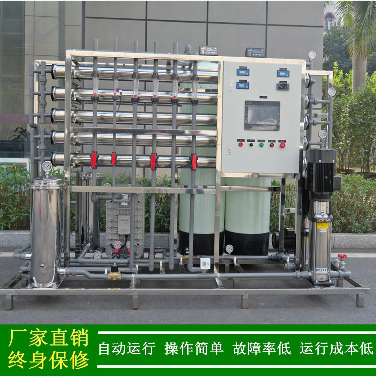 化工生产用1T/H双级反渗透配进口西门子EDI膜超纯水设备绿健供应