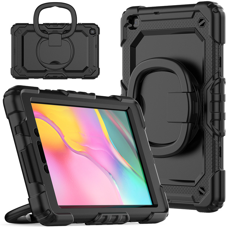 Suitable for Samsung Galaxy Tab a 8.0 Tablet Anti-Fall Case T290 Protective Cover Portable T295 Lanyard Case