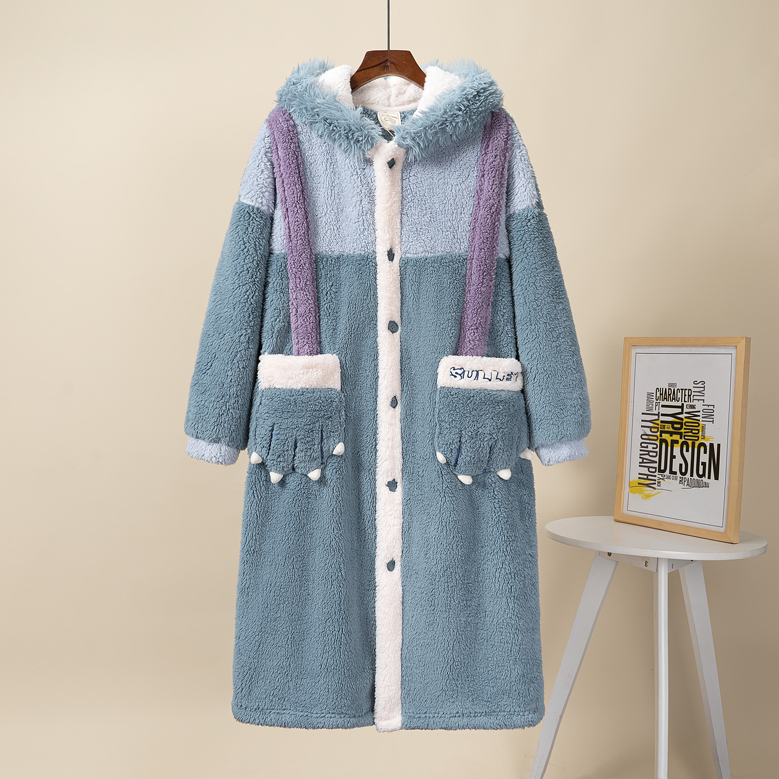 Monster University blue suit (Robe + pants)