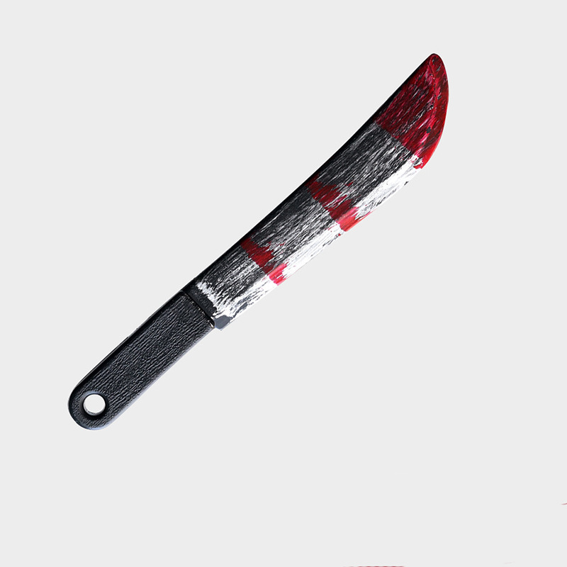 Cuchillo de Sangre de Simulación para Halloween de Plástico para Decoración y Cosplay