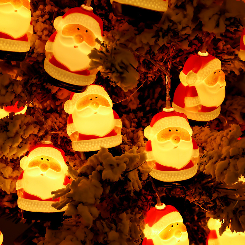クロスボーダーledクリスマス祭り装飾ライトストリング雪だるま老人クリスマスツリー松葉杖灯台部屋レイアウトカラーライトフラッシュ|undefined