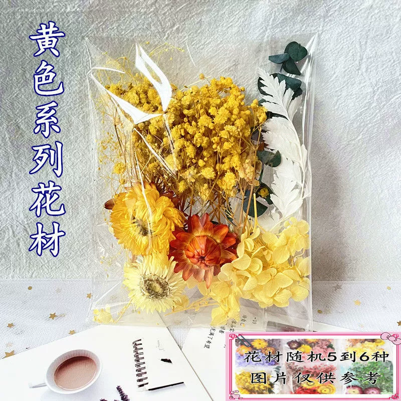 Materials set, postcard flower-shaped, handmade, bouquet, wholesale