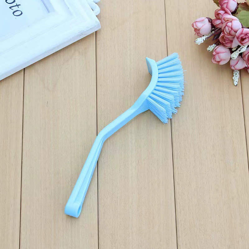 Щетка горшок артефакт сплошной цвет горшок щетка с длинной ручкой сковорода щетка кухня подвесная щетка для чистки пластиковая щетка сковорода посудомоечная щетка