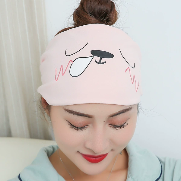 Cute Bear Orange Pink Headband (Four Seasons)