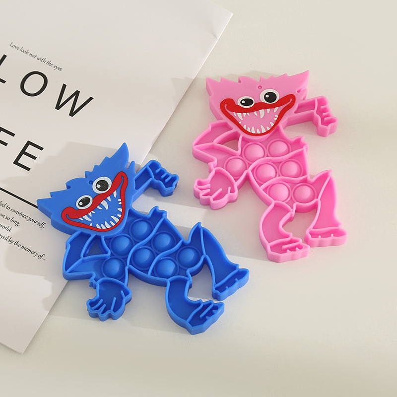 Popular little monster pinch toy children's educational decompression bubble toy huggy wuggy decompression toy