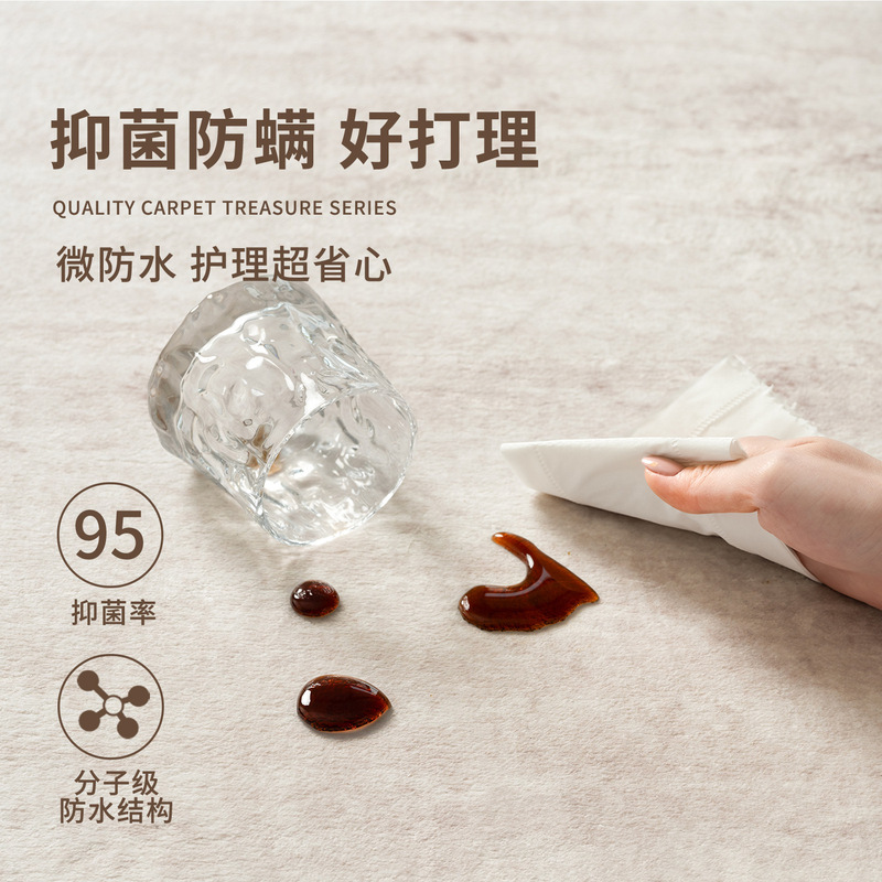 地毯客厅轻奢高级耐脏易打理意式极简现代卧室沙发地垫防水防污|undefined