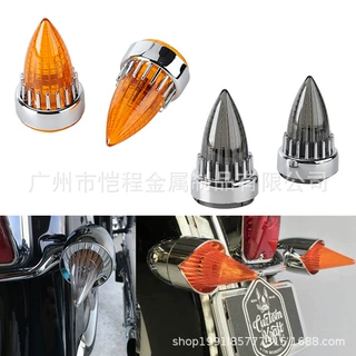 摩托车改装件适用哈雷软尾街道公路滑翔Sportster戴娜LED转向灯壳