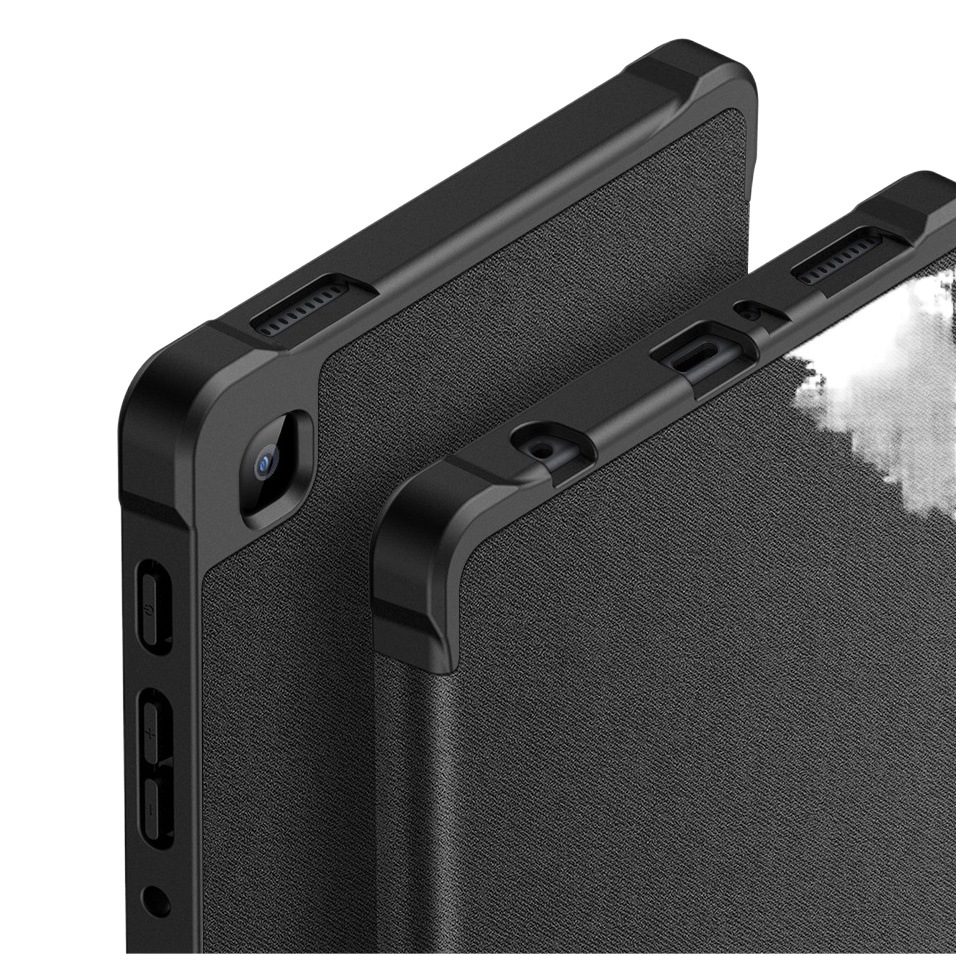 Aplicable a Samsung Tab A7 Lite 8,7 tableta funda protectora Flip Funda de cuero resistente a la caída suave caso T220/T255