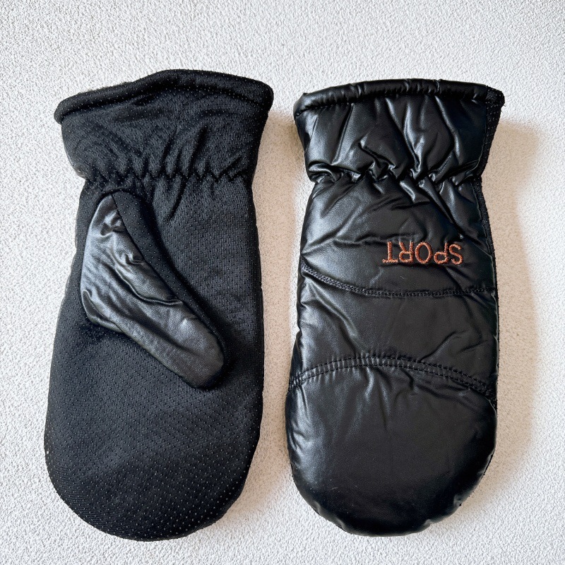 남성용 벙어리 장갑 블랙 08/S