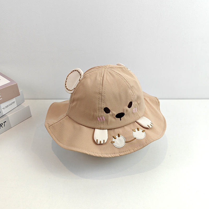 Sombreros para bebés primavera y otoño nuevo lindo lindo bebé de verano bebé pescador pequeño mes sombrero sombrero de sombra