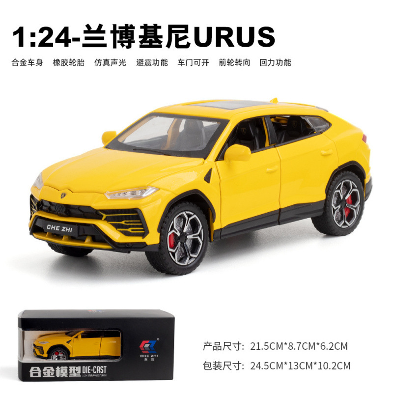 1: 24 Lamborghini Urus amarillo