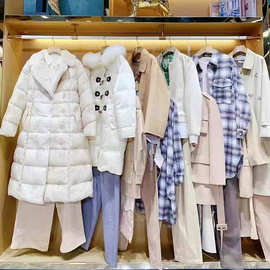 蒂蒂猫撤柜品牌系列货24秋冬轻奢宽松大码休闲风女装品牌批发尾货