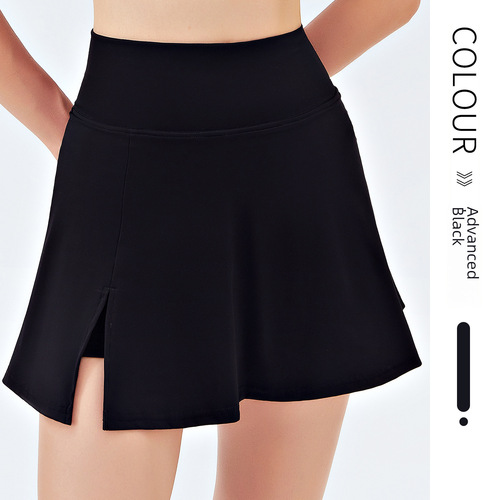  Spring New Yoga Shorts Skirt Ultra Short Mini Skirt Pants Running Fitness Tennis Anti-Flash Workout Skirt