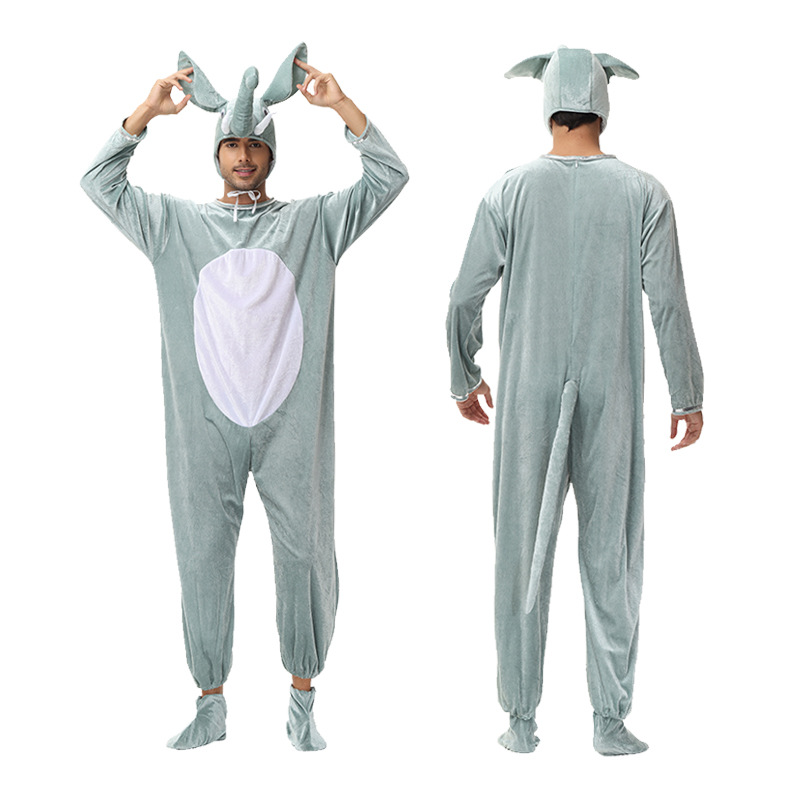 2023年新款外貿動物角色扮演服男女情侶連體衣動物衣服舞台表演服