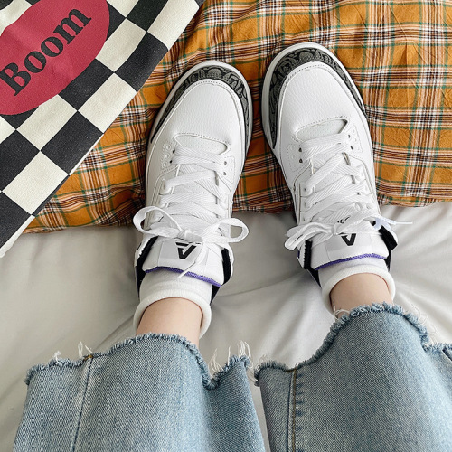ins Hong Kong trendy brand air cushion sneakers for men and women chic street wear thick-soled couple basketball running shoes autumn
