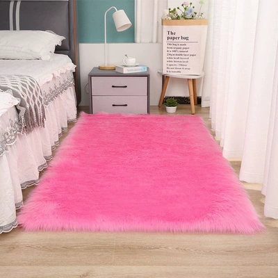 Carpet Door Mat Can Be: Car Carpet - rose-red-40x150-plus-velvet-and-thickening