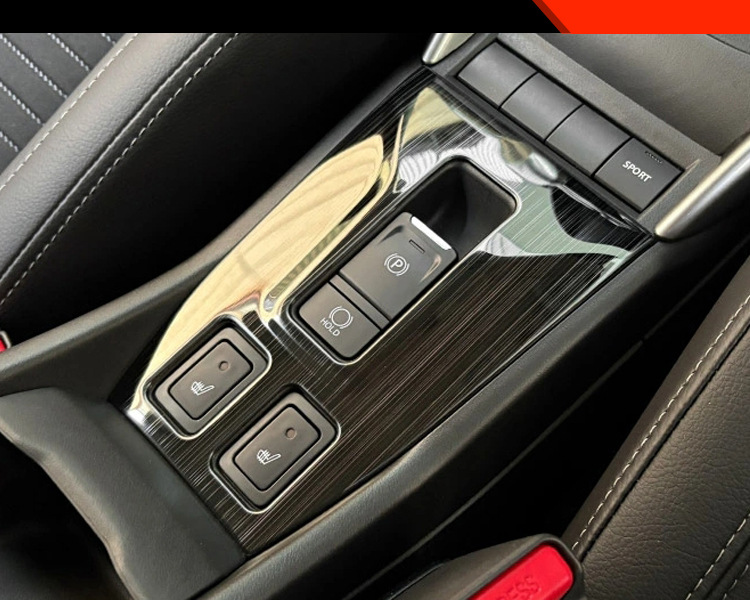 Suitable for Suzuki 25 Fronx Modified Digital Handbrake Special Interior Decoration Stainless Steel Bright Frame Patch