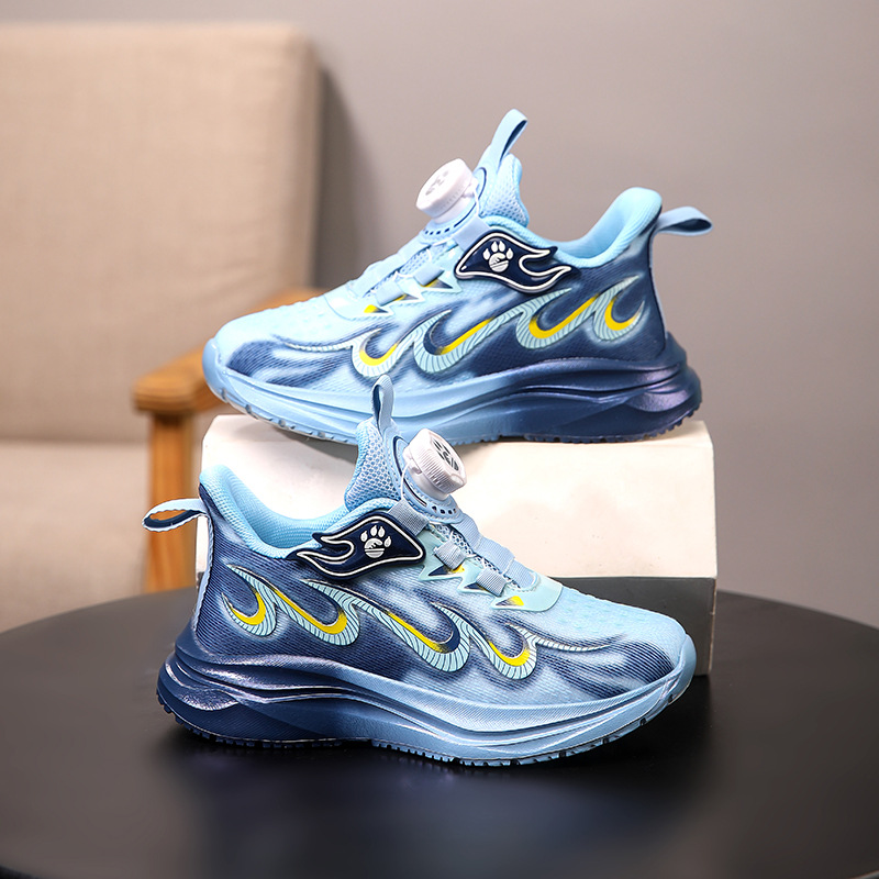 Zapatos de correr para niños 2025 nuevos zapatos de primavera transpirables zapatos deportivos de malla para niños zapatos casuales para niñas