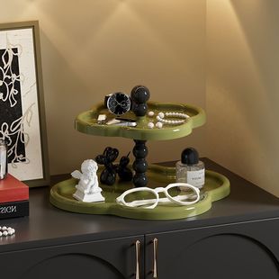 Desktop Storage Rack, Retro High-Looking Entrance Storage Rack, Jewelry, Key, Watch, Entry Storage Tray