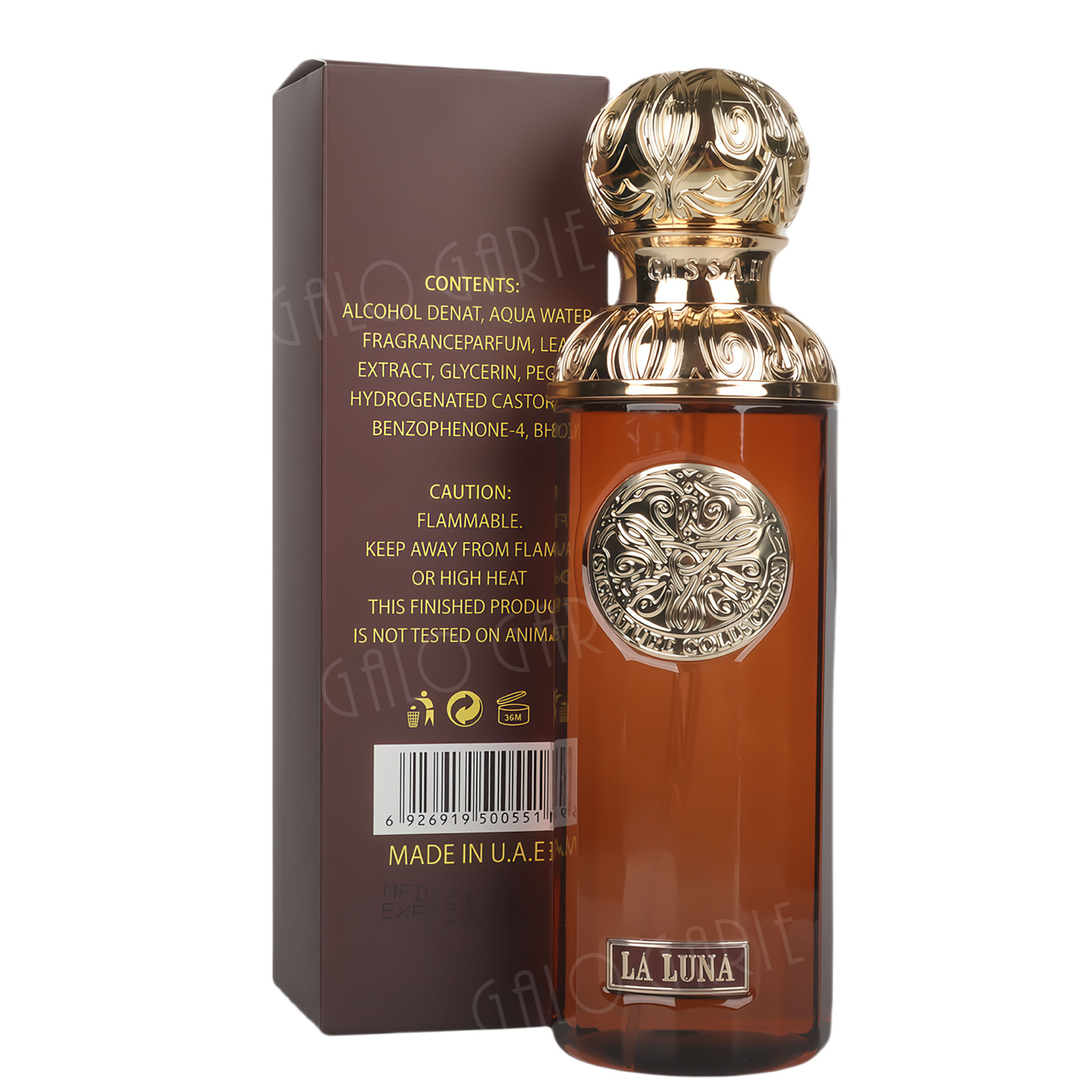 Perfume transfronterizo Gissah Gissah La Luna Perfume de comercio exterior de Oriente Medio 250ml Perfume árabe de Dubai