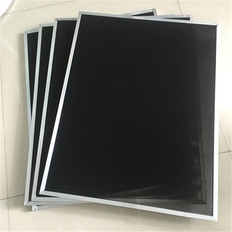 活性炭铝基蜂窝过滤网 除臭催化网臭氧分解网 空气过滤网