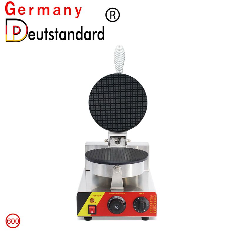 Commercial ice cream skin machine single head ice cream cone shell machine cone crispy equipment ice cream skin machine egg roll machine
