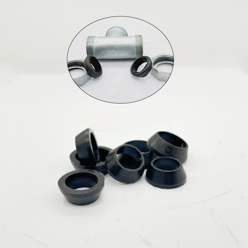 镀锌快接胶圈速接三通胶圈快接弯头配套垫片加厚橡胶可走热水