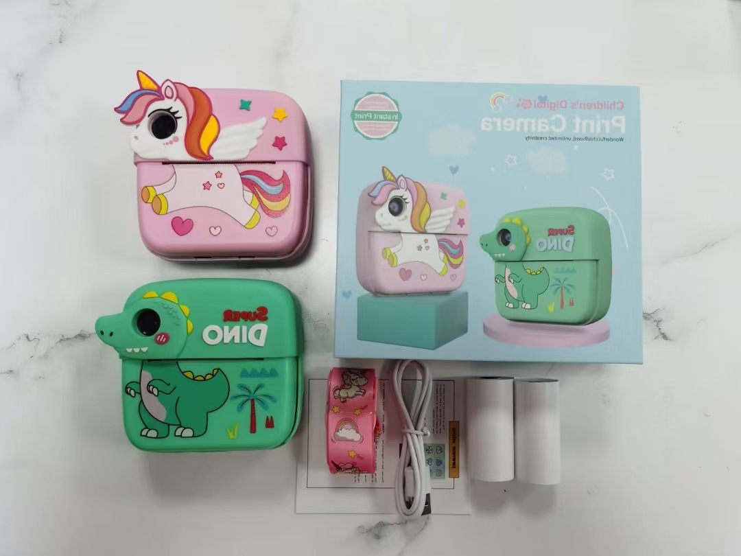 Juguetes creativos fotolitre impresa cámara portátil pequeña cámara digital de alta definición video mini regalo de Halloween