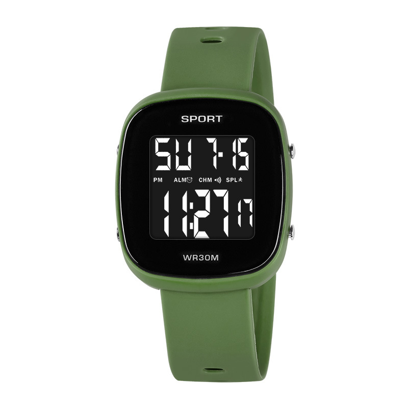 Ventas calientes multifuncionales al aire libre nocturna relojes electrónicos relojes electrónicos de estudiantes de secundaria al por mayor