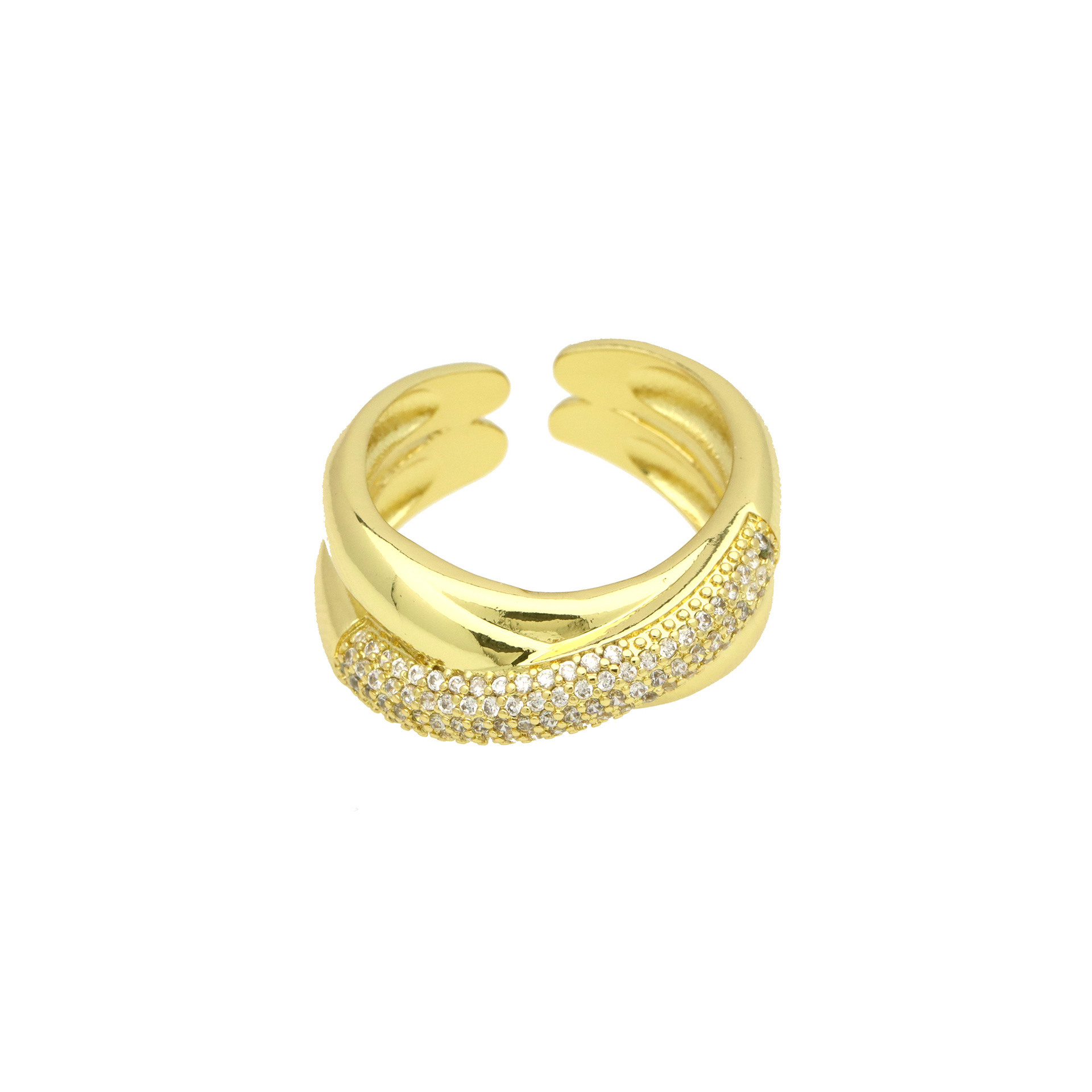 7g Weight 18K Gold Plated Plating Material Pearl, Zircon Inlay Material Open Rings Classification Adjustable Ring Size 1 Piece Quantity Holiday, Daily Occasion Copper Material Geometric, Dragonfly Pattern Women's Gender Inlay Design Simple Style, IG Style Style Copper 18K Gold Plated Inlay Geometric Dragonfly Pearl Zircon Open Rings 8