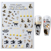 Nail stickers, adhesive fake nails for nails, suitable for import, new collection, halloween, 3D, wholesale