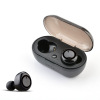 W12 button double -ear Bluetooth headset headset TWS5.1 cross -border ear mechanical capacity display touch