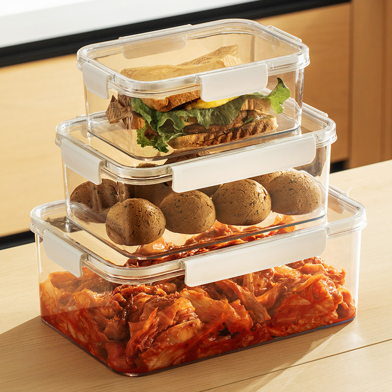 Fresh-keeping Box Food Grade Refrigerator Special Storage Box Frozen Sealed Box with Lid Food Dumpling Box Vegetable Food Jar